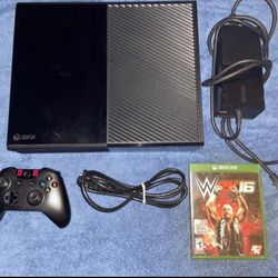 XBOX ONE CONSOLE WITH VIDEO GAME & CONTROLLER