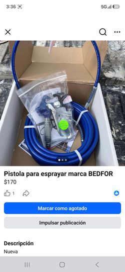 Pistola de esprayar nueva marca BEDFORD
