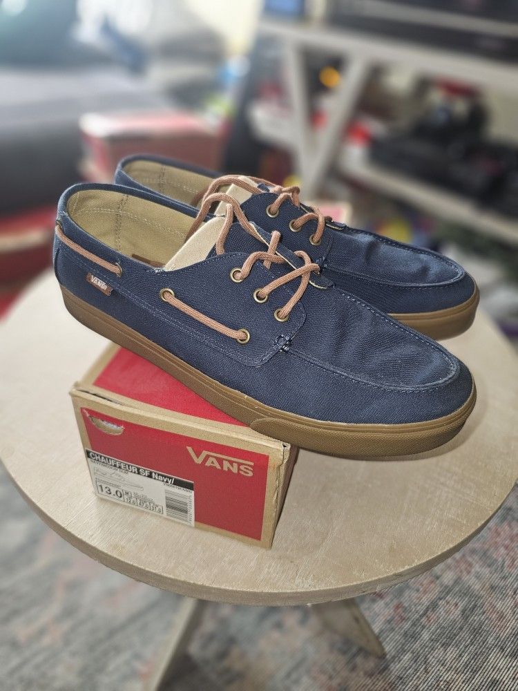 Chauffeur SF Navy Boat Shoes
Navy/Medium Gum