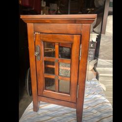 Nightstand with Cabinet USB Charging Design brown this still lake new retail price $259.99 plus tax Costco item here only $150 No tax this open box ha