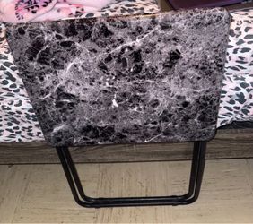 Marble table with chair