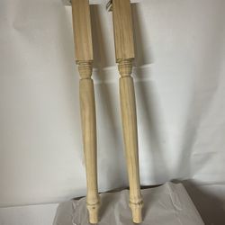 2 Pine Country Table Legs