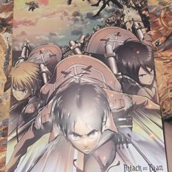 ATTACK THE TITAN METAL POSTER
