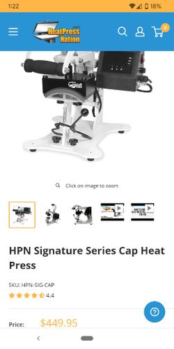 Heat Press Nation Hat Cap Heat Press Machine for Sale in San Diego