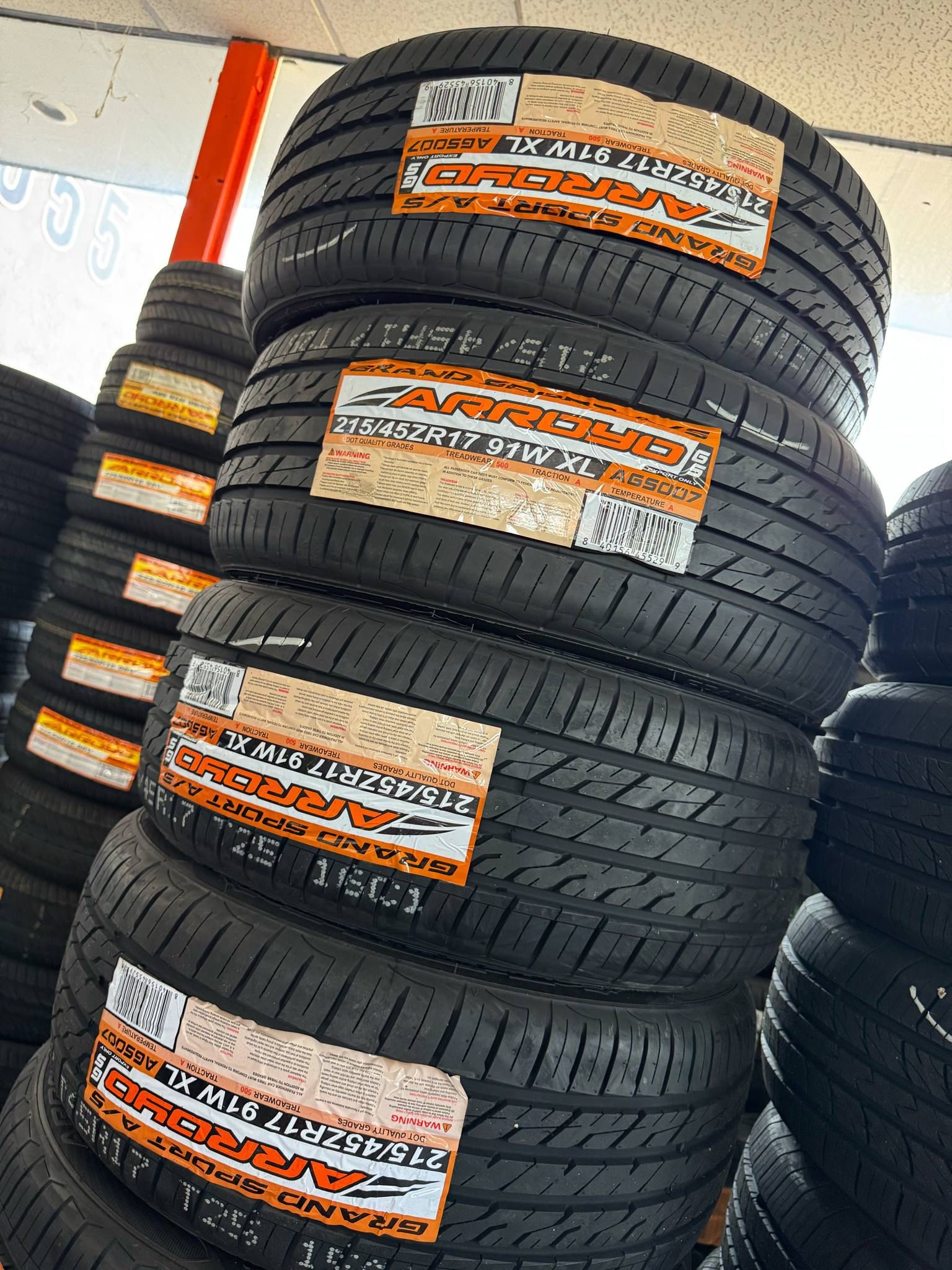 🔥📲215/45/R17 Vendo Llantas Nuevas Marca Arroyo
