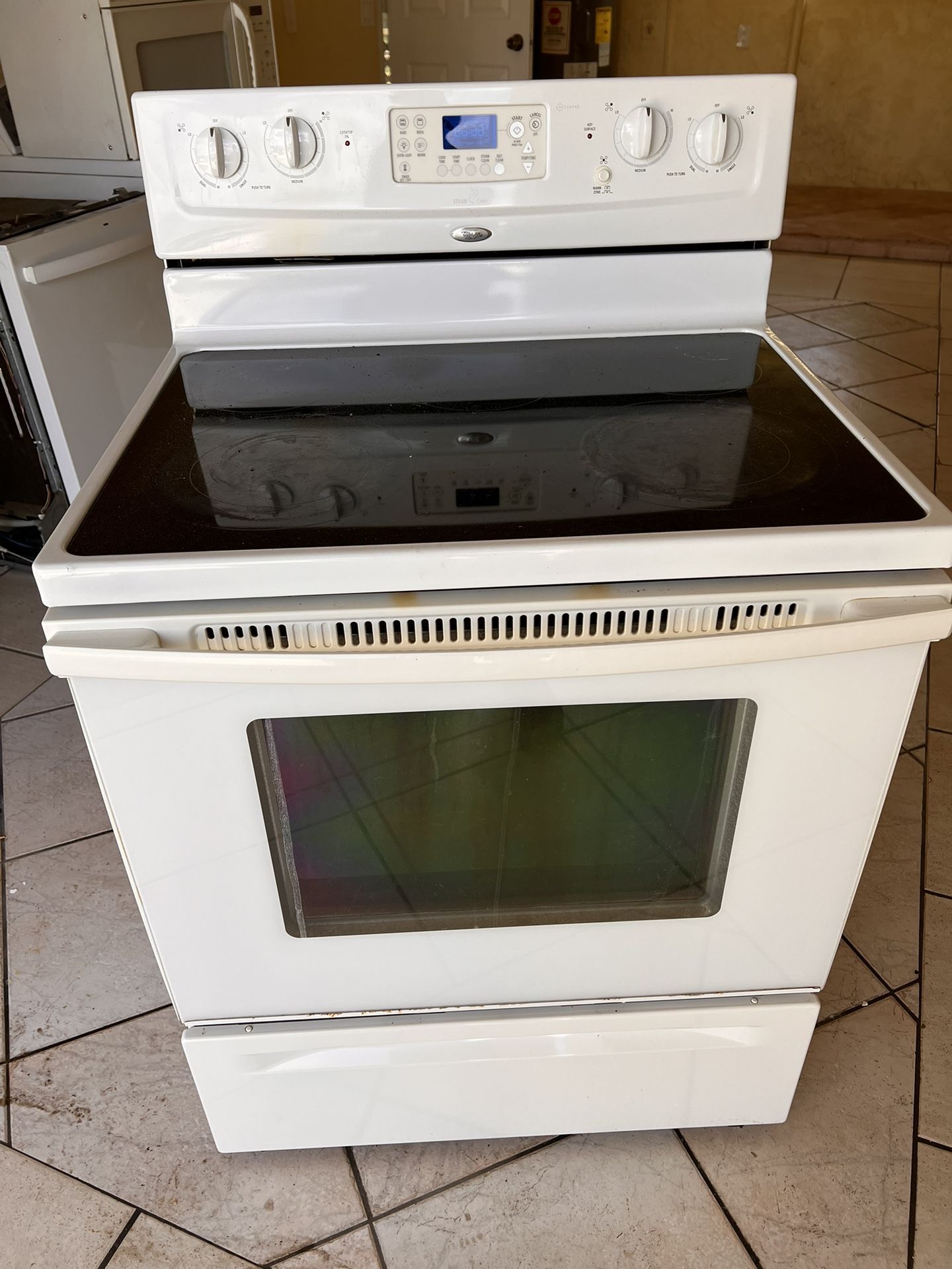Whirlpool Glass Top Stove/oven