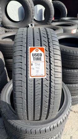 245-40-18 Goodyear Eagle Sport Full Used Tire Set W/80% Life $250 Free Mounting and Balancing
