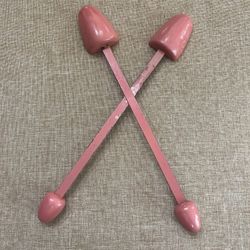 Vintage 1950's Wood and Metal Shoe Stretchers/ Shapers