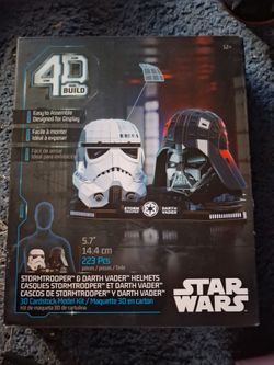 Star Wars 4D Build Stormtrooper & Darth Vader Helmet Model Kit