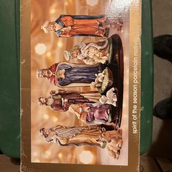 Spirit of the Season Porcelain Nativity Set”
