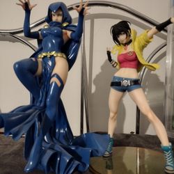 Raven And Jubilee Bishoujo Statues*Mint*