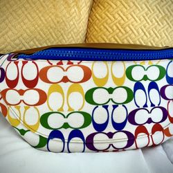 Coach Pride Collection Belt Bag - Multicolor Signature C Print
