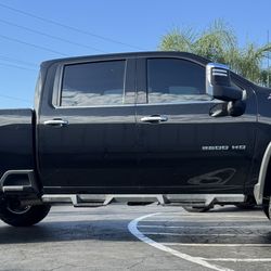 Kmc IMS 552 Silver 18x9 8x180 +0 Offset With 37x12.50R18 Toyo R/T Trail Tires Gmc 2500🔥🔥🔥