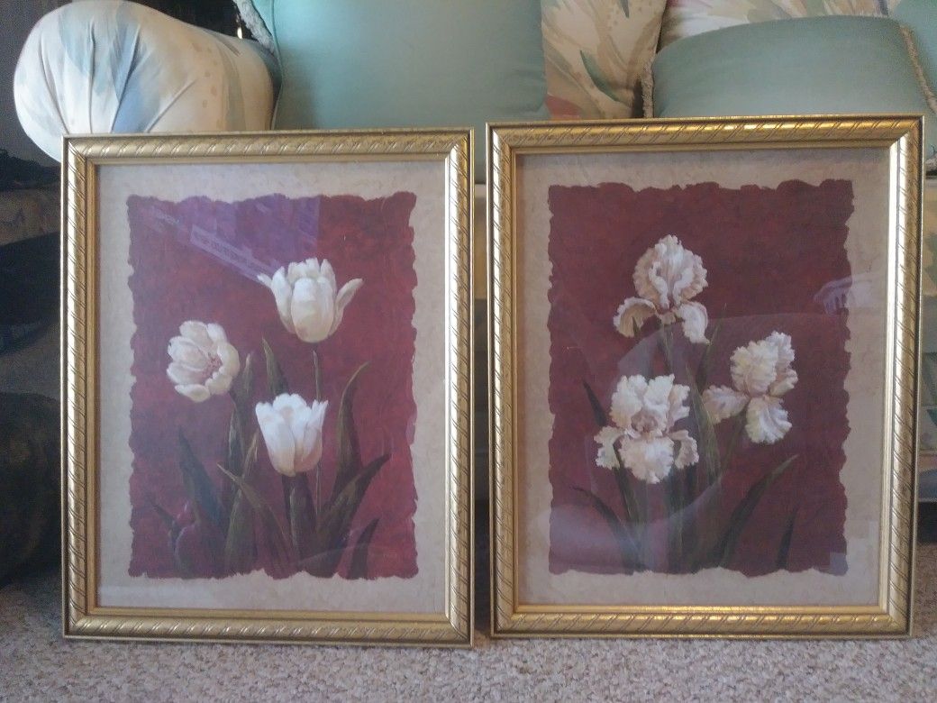 Home Interiors Wall Picture Pair