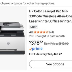 Printer/used Twice 