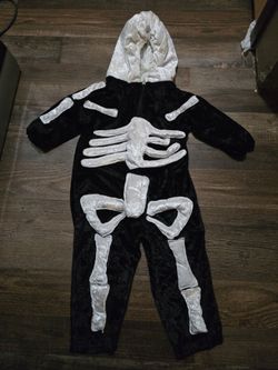 Kids 4T Comfy Skeleton Costume