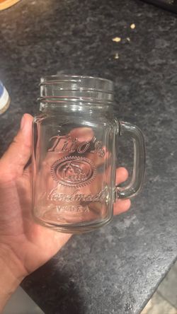 Tito’s vodka mason jars