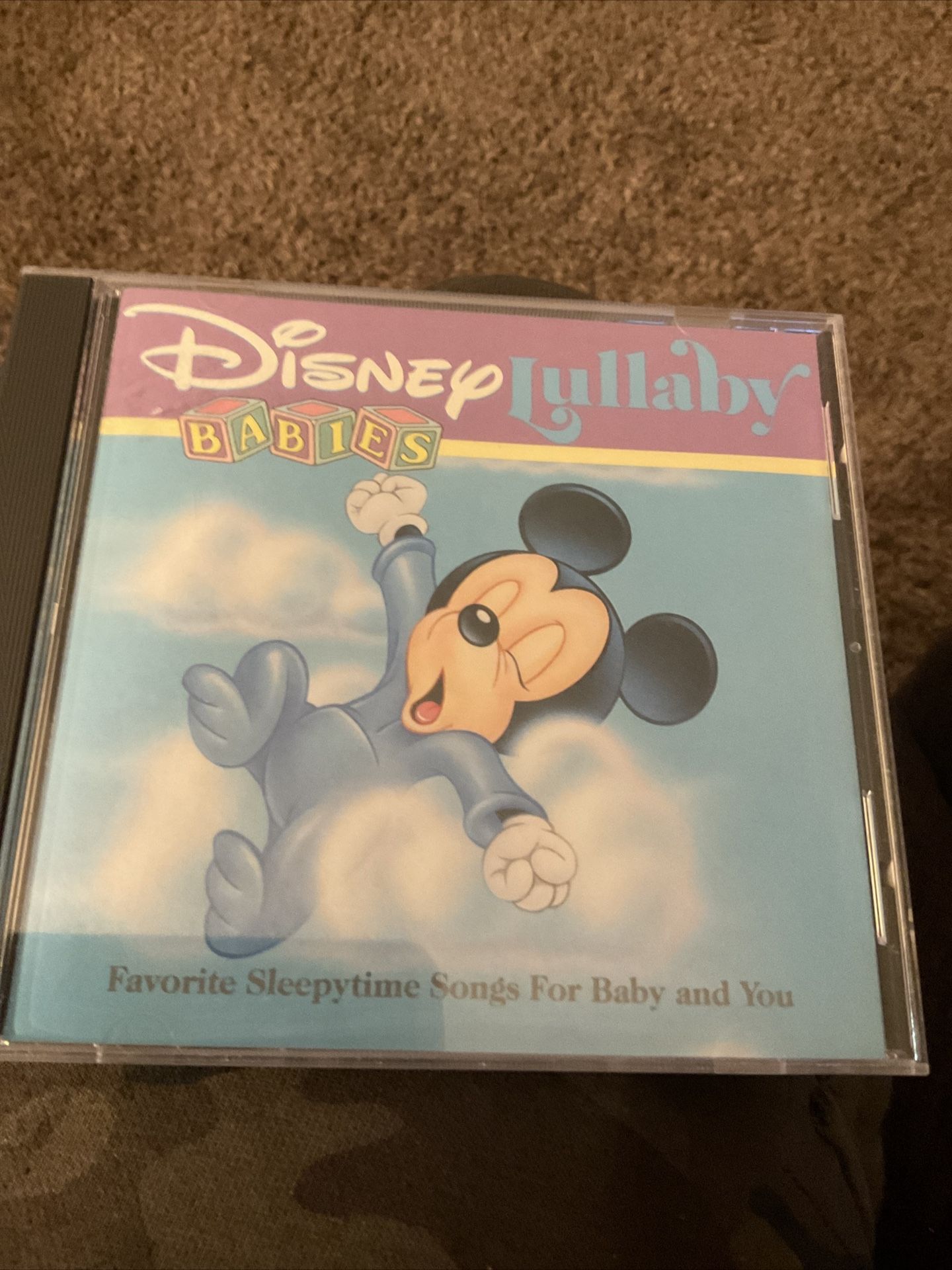 Disney Babies Lullaby - CD Vintage 1988 Walt Disney Records Sleepy time Songs