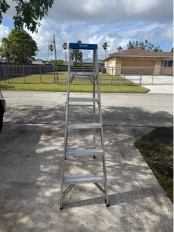 Webber step ladder aluminum 250 lb
