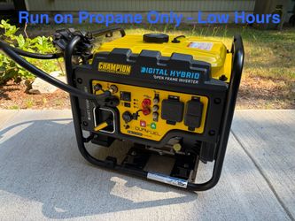 Champion 4000W Dual Fuel Inverter Generator - Run With Propane Only
