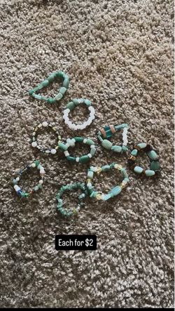 Beaded Stretch Bracelets – Various Styles