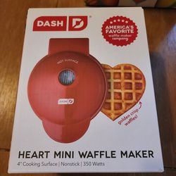 Mini Heart Waffle Maker