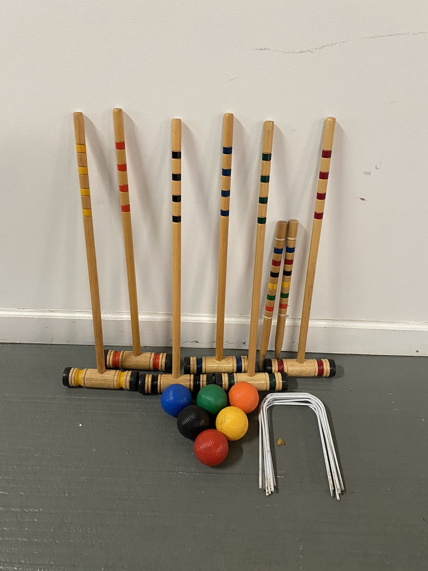 Vintage sportcraft deals croquet set