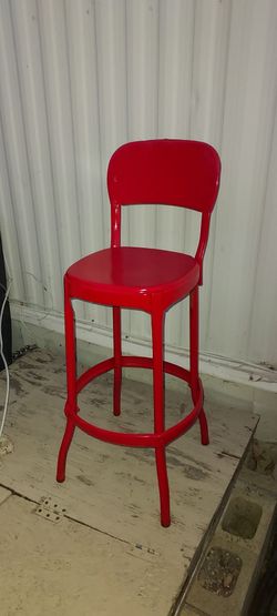 Vintage metal kitchen stool