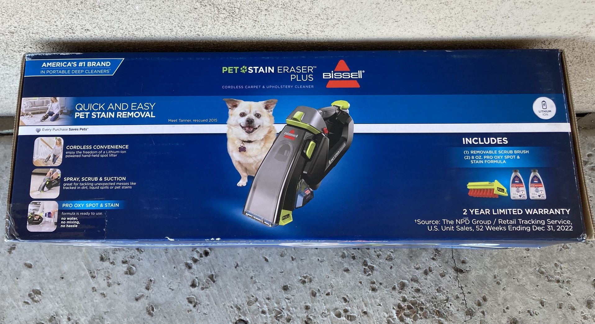 FLASH SALE- Price Reduced 24 Hours! Brand New BISSELL Pet Stain Eraser Plus Portable Carpet Cleaner 3182