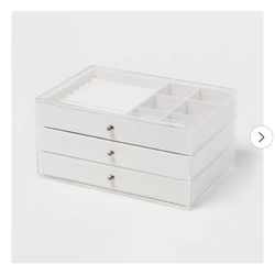 Acrylic jewelry box