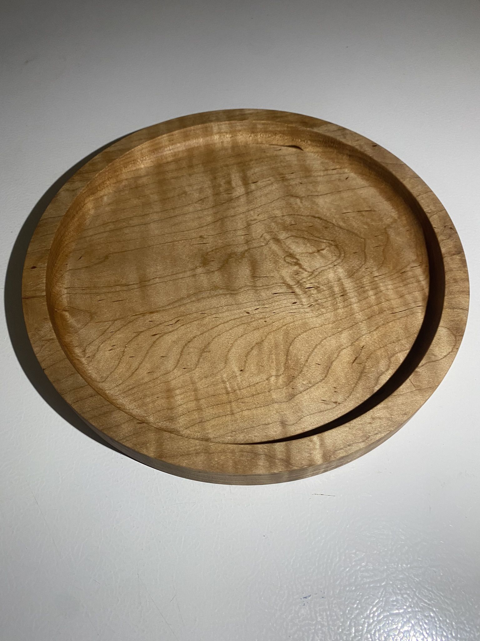 Hand Crafted Silver Maple Tray