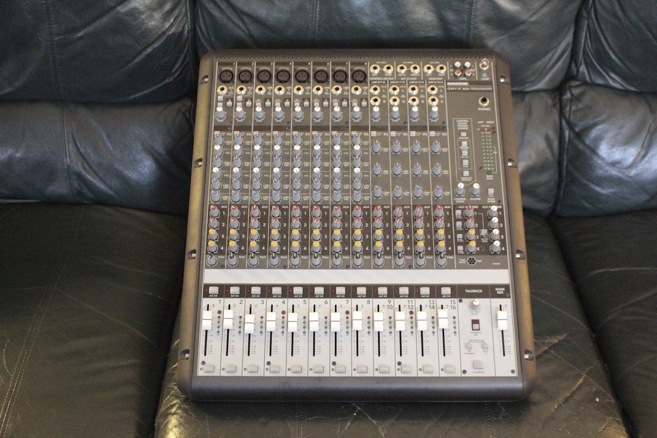 Mackie Onyx 1620 Analog Mixer 16 Channel Mix Console Perkins