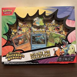 Pokemon Ascended Heros First Partners Deluxe Pin Collection