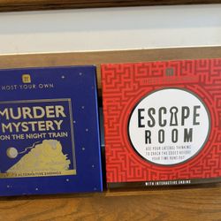 Murder Mystery Game +Escape Room Game