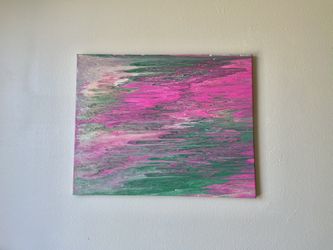 Pour-Painted Wall Art 