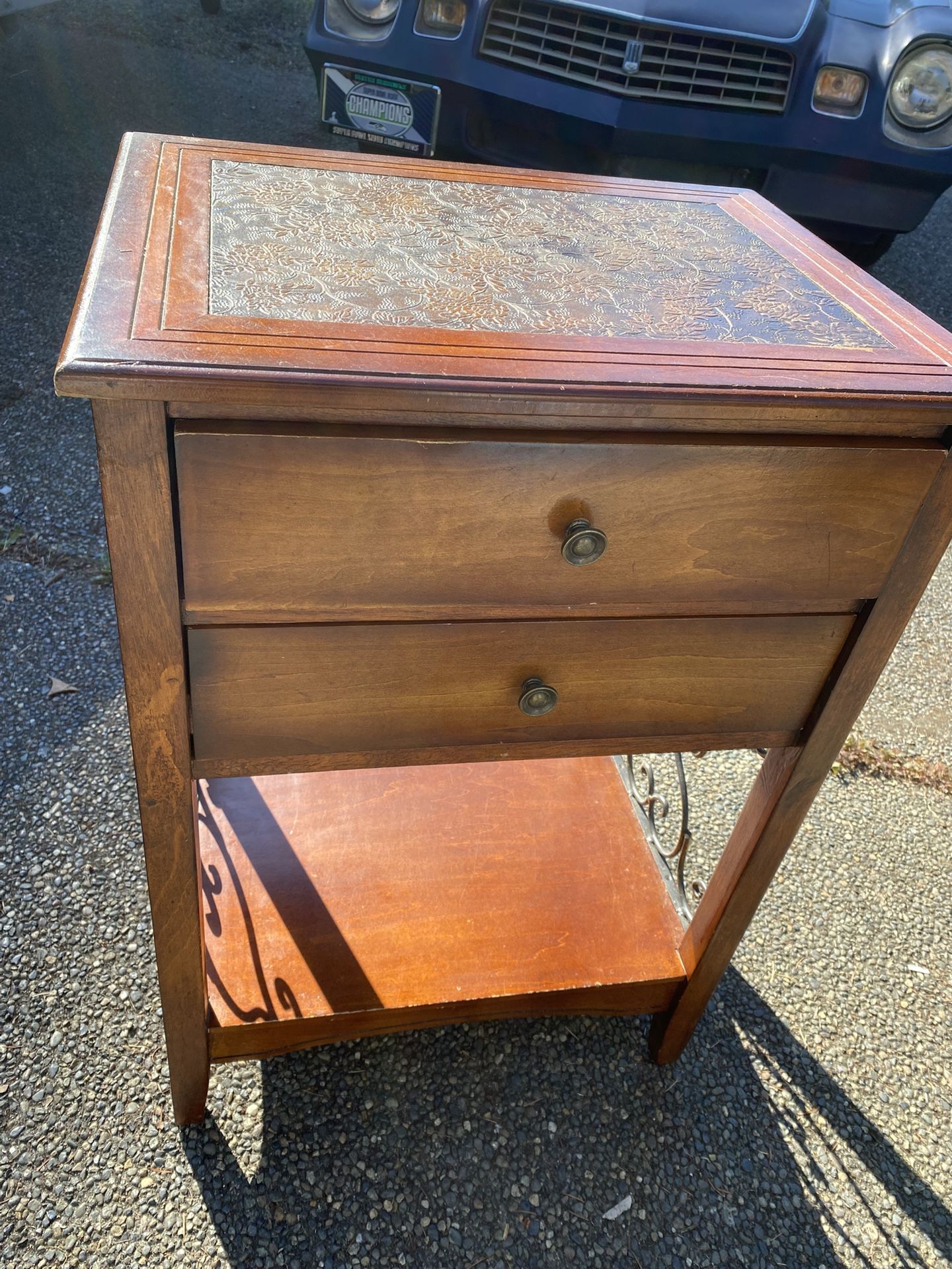 Nice Wooden Night Stand. 