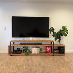 Industrial Media Console | Modern TV Stand | Handmade