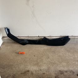 3 piece glossy black front lip for 2014 - 2015 q50 