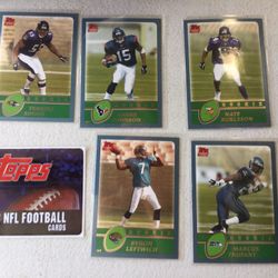 2003 Topps Football Complete Set With Checklists