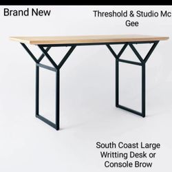 Brand New South Coast Large Writting Desk Or Console Table Brow 