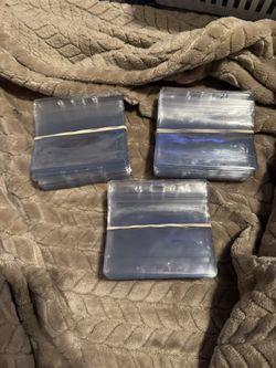 Horizontal ID badge resealable zip 25 pack