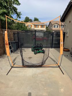 Orange bownet baseball