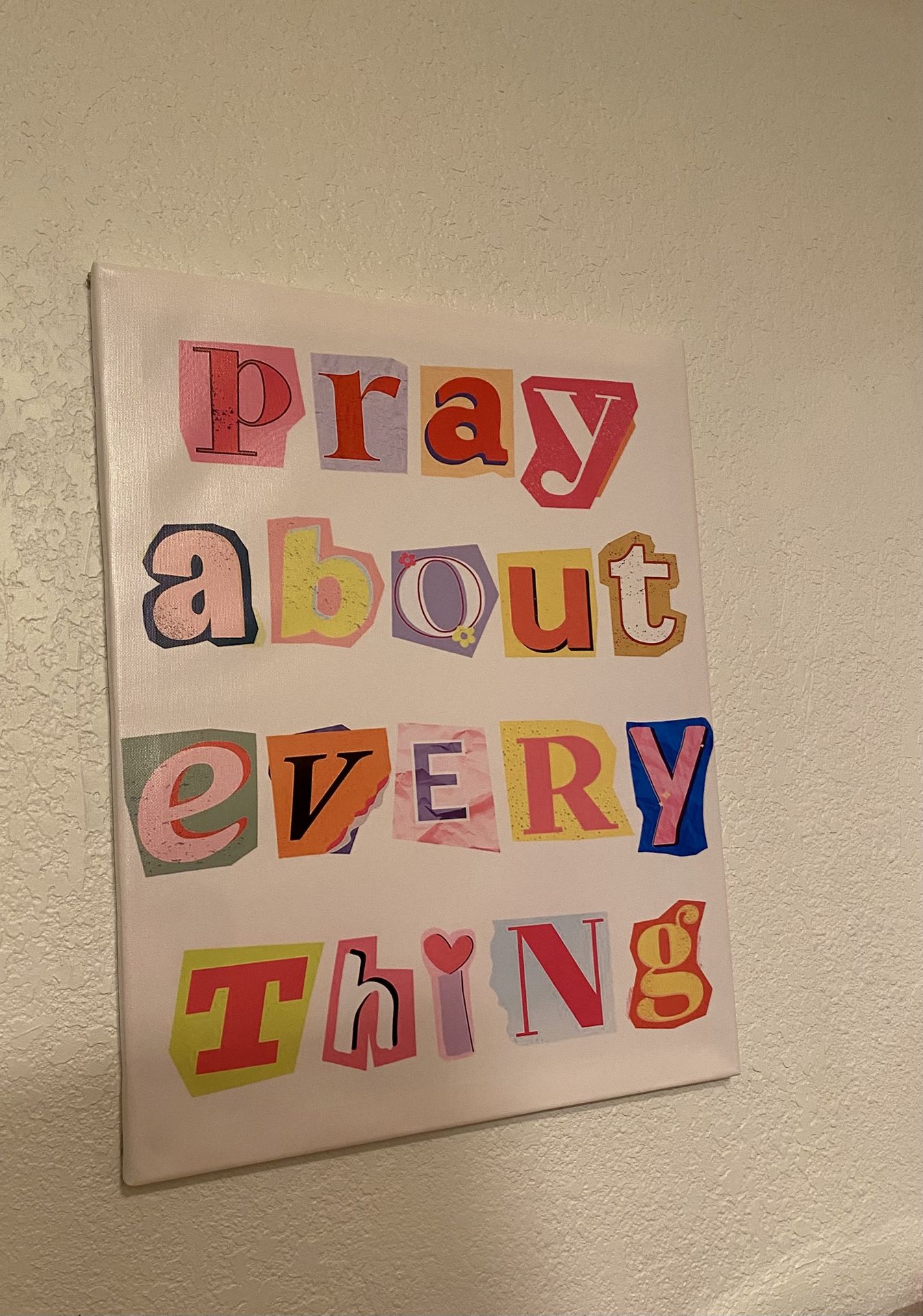 Colorful/Multicolor Christian Wall Art Poster