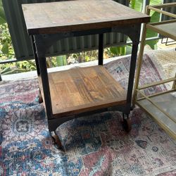 Wooden Rolling Table 