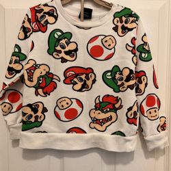 Mario bros Sweater - 3T 