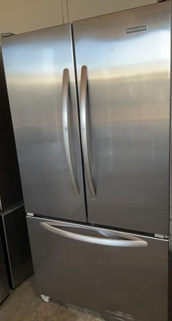 Kitchen Aid French Door Stainless Steel Fridge
