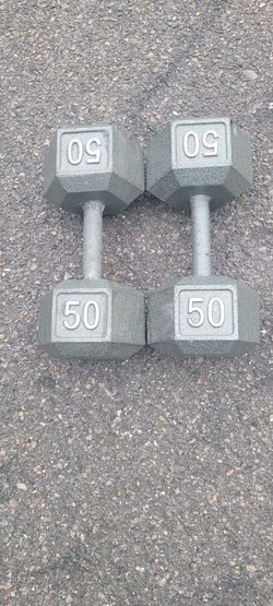 Hexagon Dumbbells-50lbs Cash or Zelle