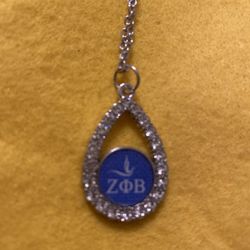 Zeta Charm Necklace 