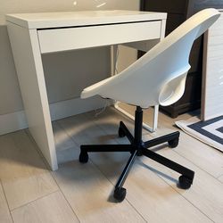 IKEA Desk & Swivel Chair Set
