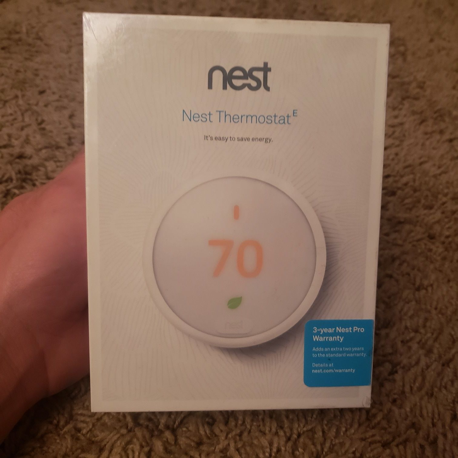 Google Nest E Thermostat *Sealed Un-opened*